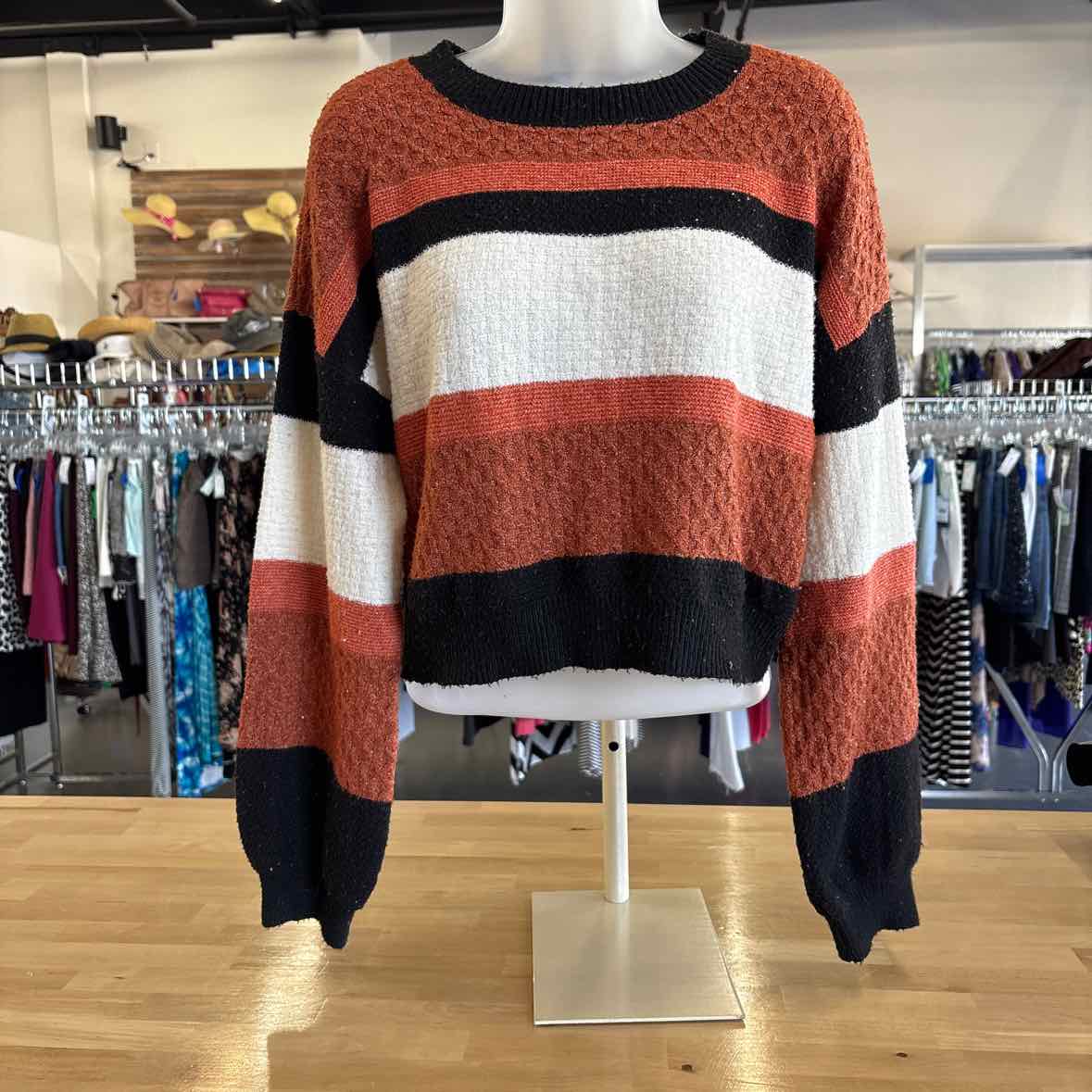 Derek Heart Size M Multi - Fall Sweater