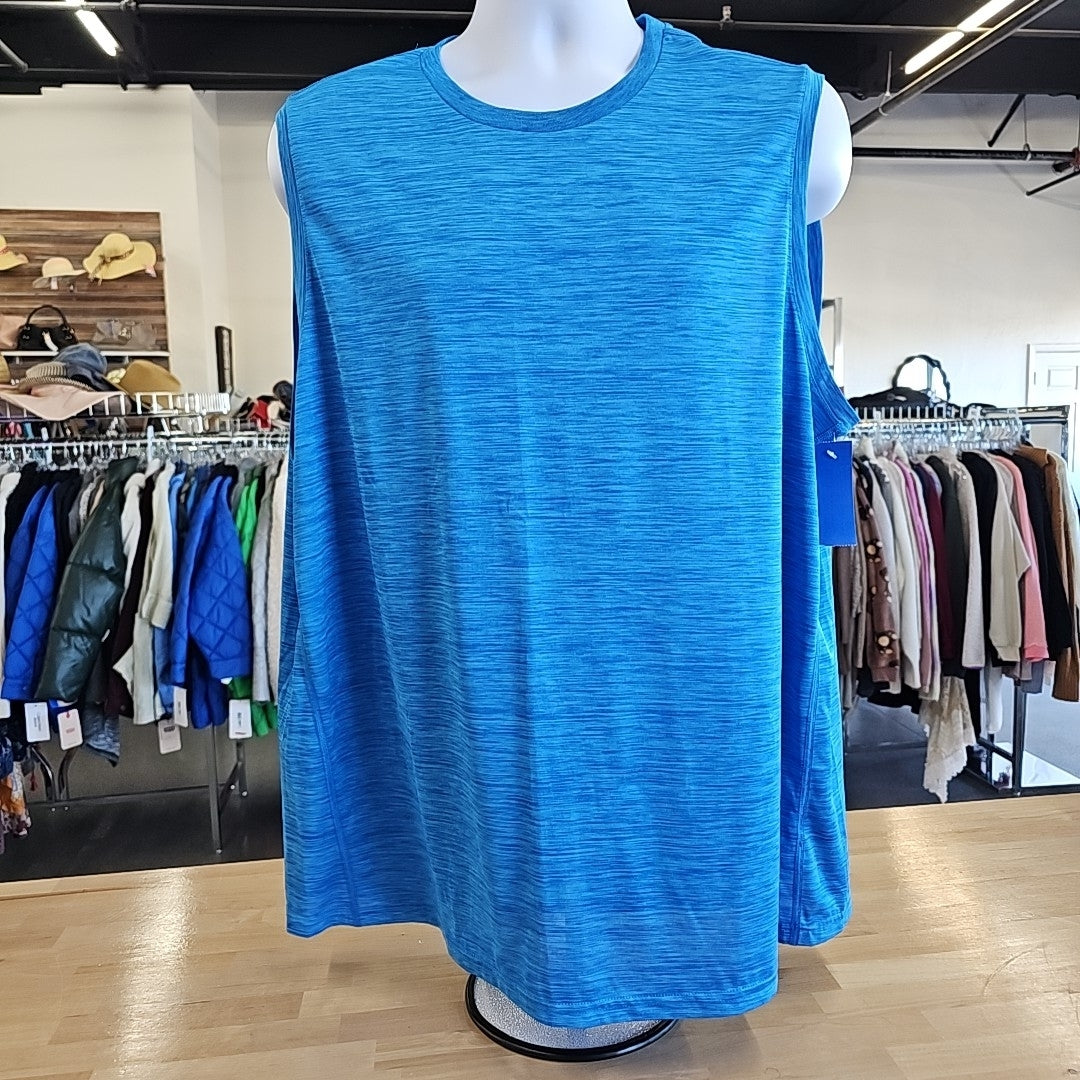 Tek gear Size XXL Blue MENS Athletic Tank