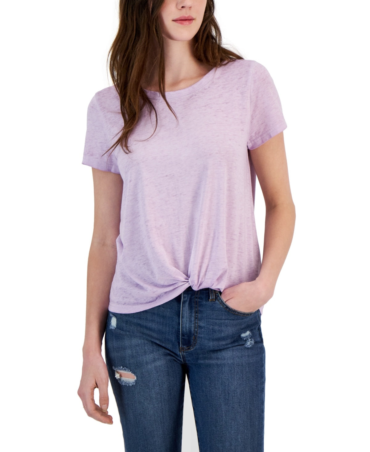 hippie rose Size L Purple T-shirt