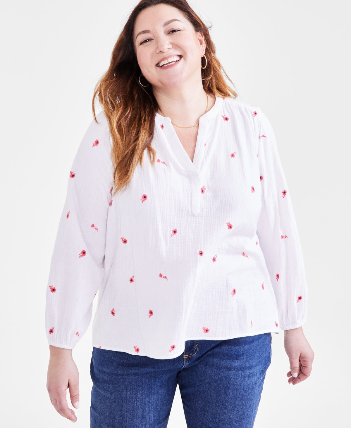 Style&Co. Size 2X White Blouse
