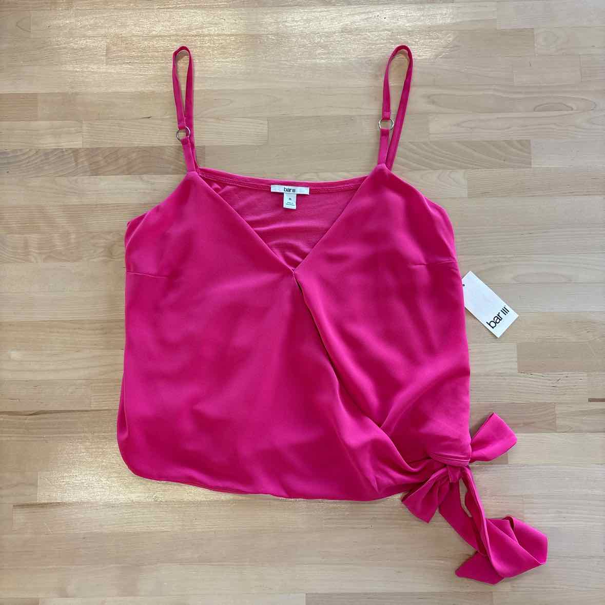 Bar III Size XL Pink Tank