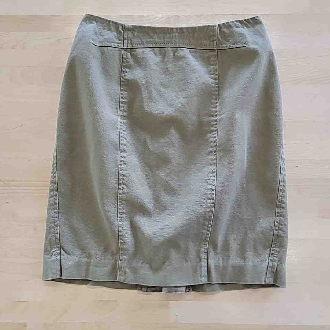 Ann Taylor Size 2P Green Skirt
