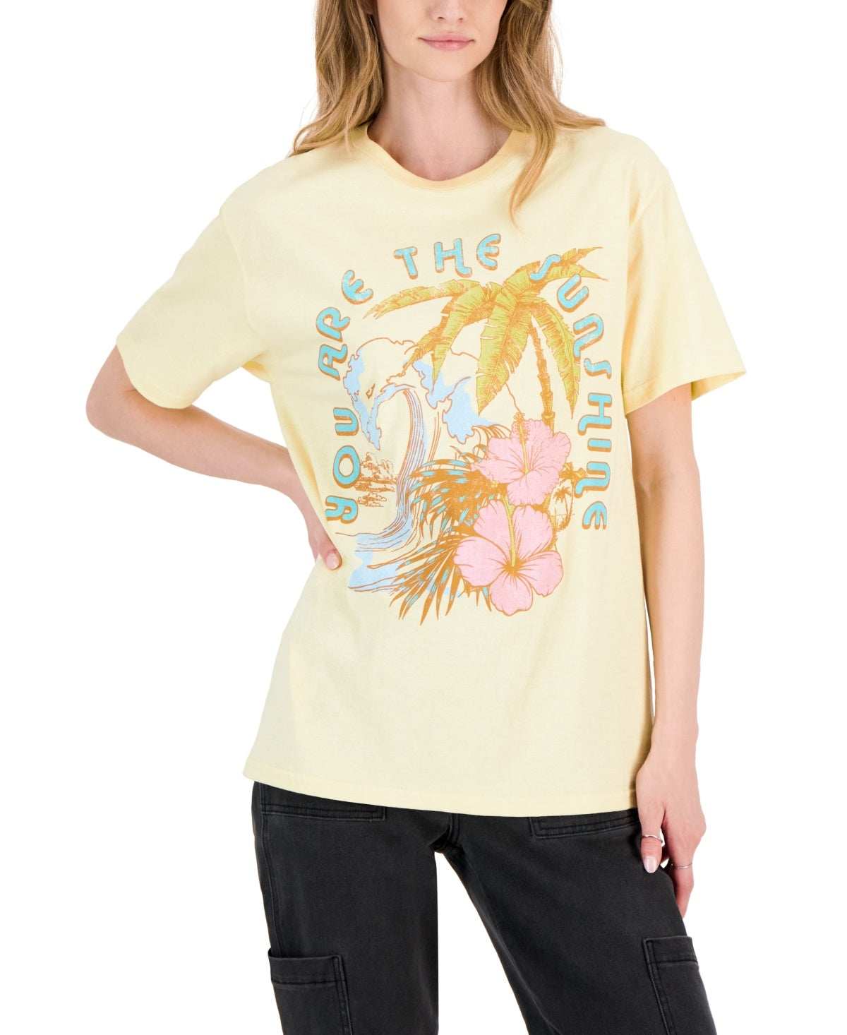 Rebelious One Size XS Yellow T-shirt