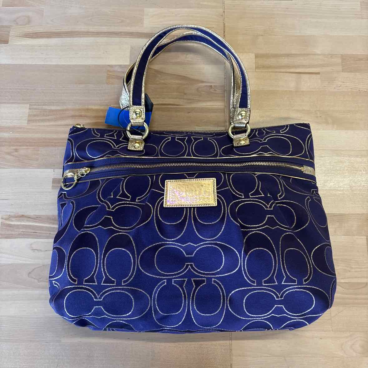Coach Purple Tote Handbag