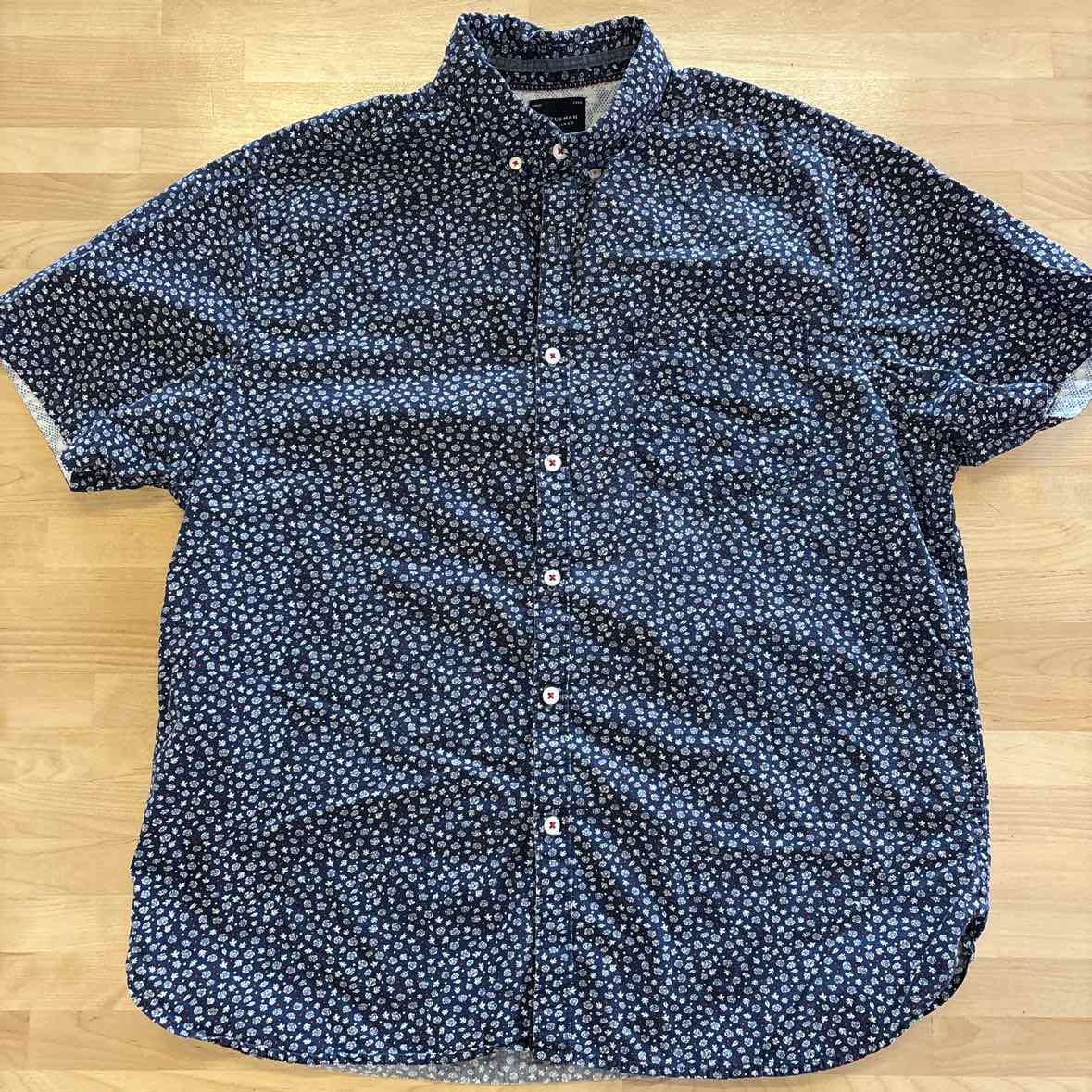 Cactus Man Men's Size XL Blue MENS Button Down Shirt