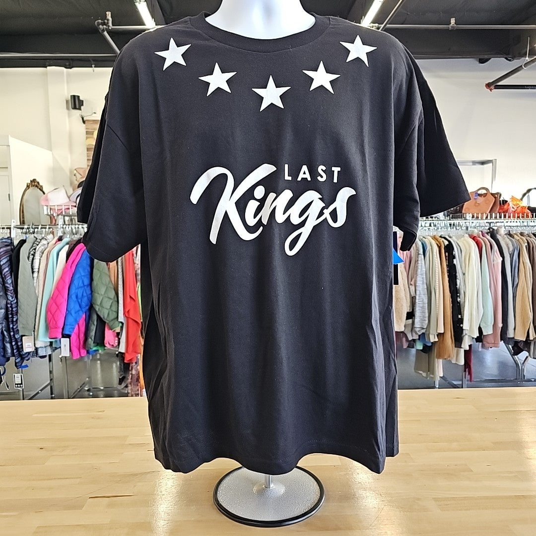 Last Kings Size XL Black MENS T-shirt