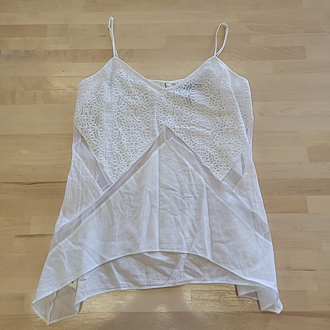 BCBG Size S White Tank