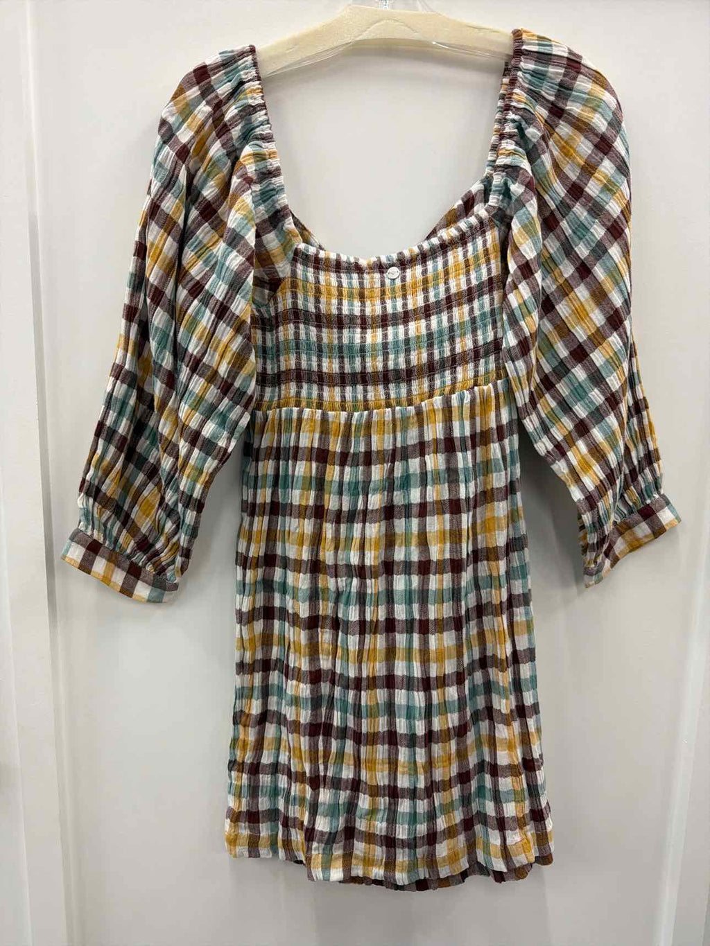 ROXY Moonlight Shores Plaid Dress