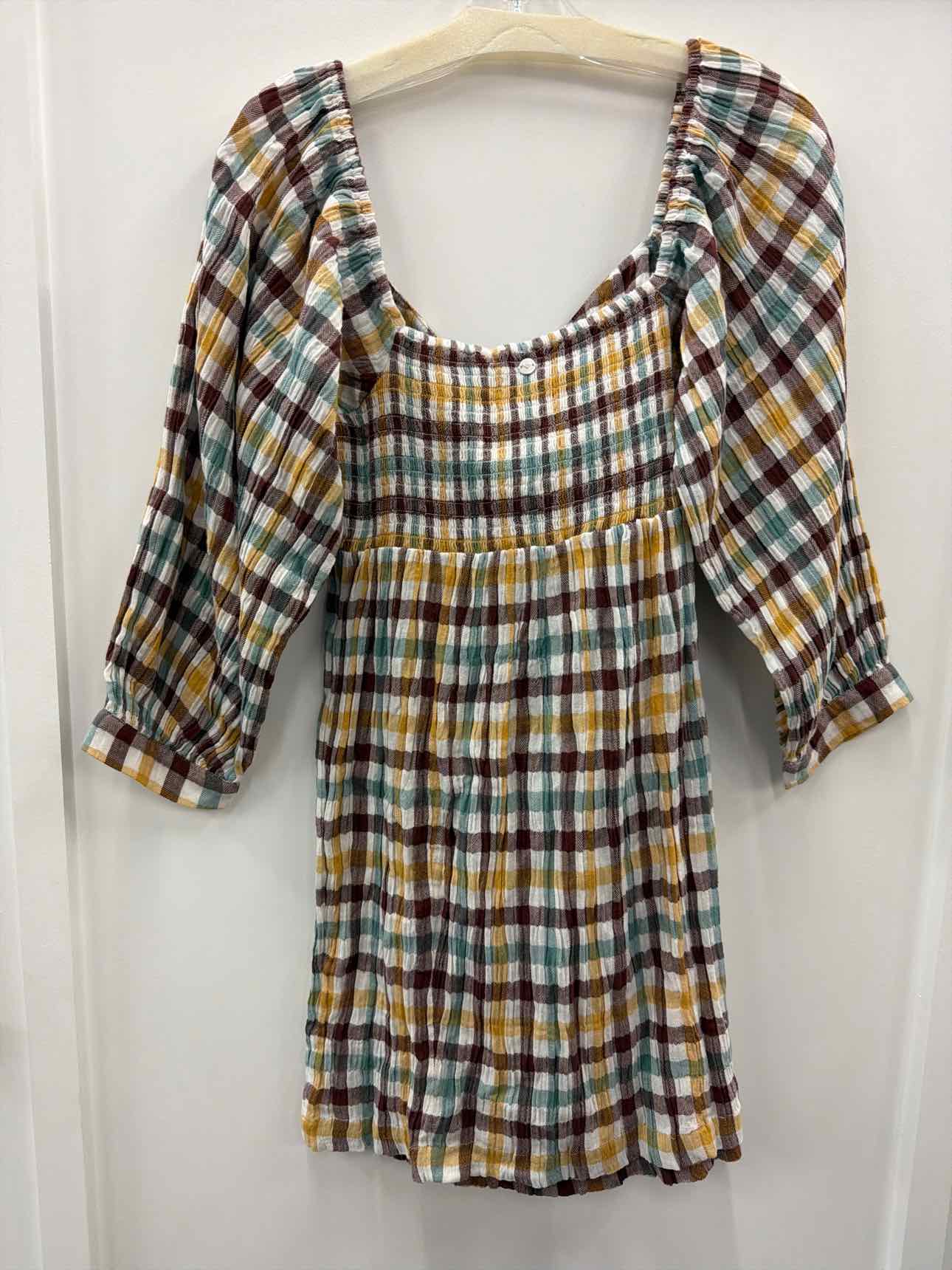 ROXY Moonlight Shores Plaid Dress