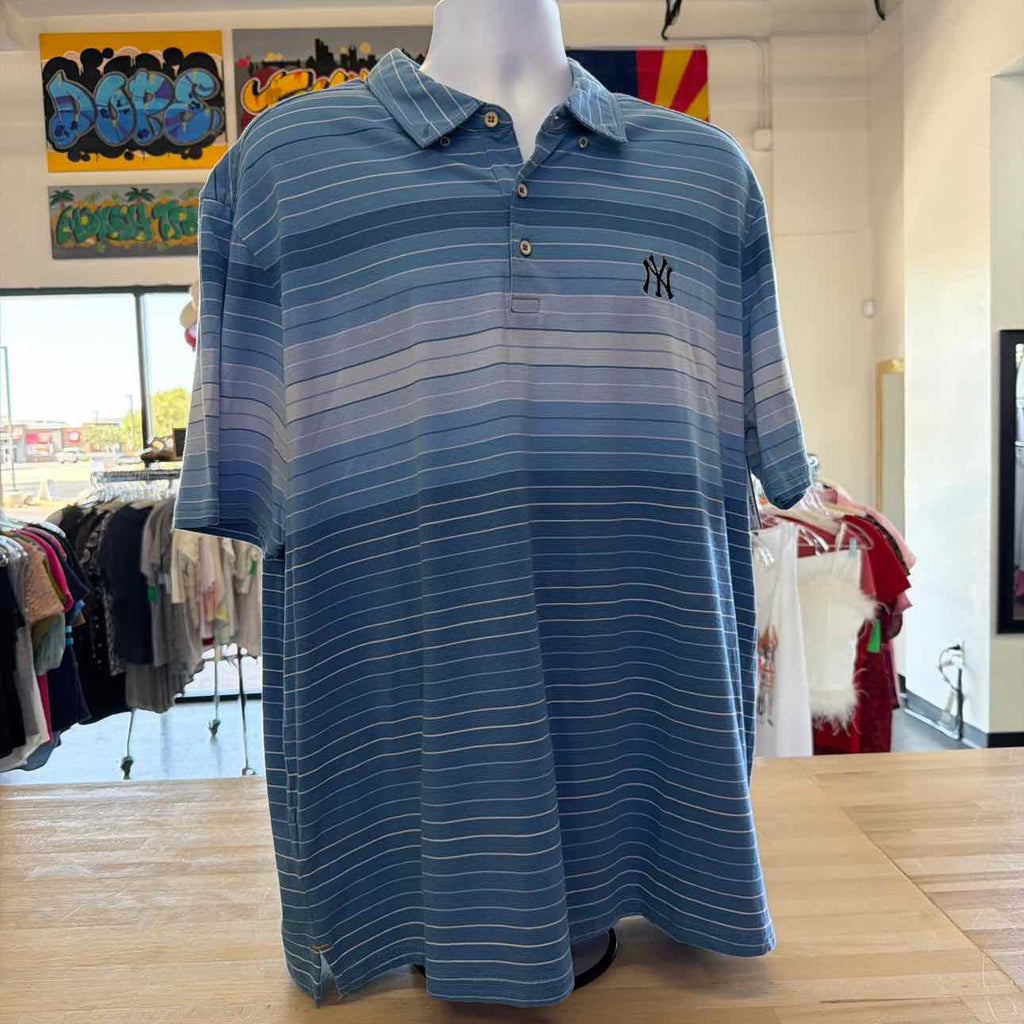 Tommy Bahama Size XXL Blue Preloved MENS Polo