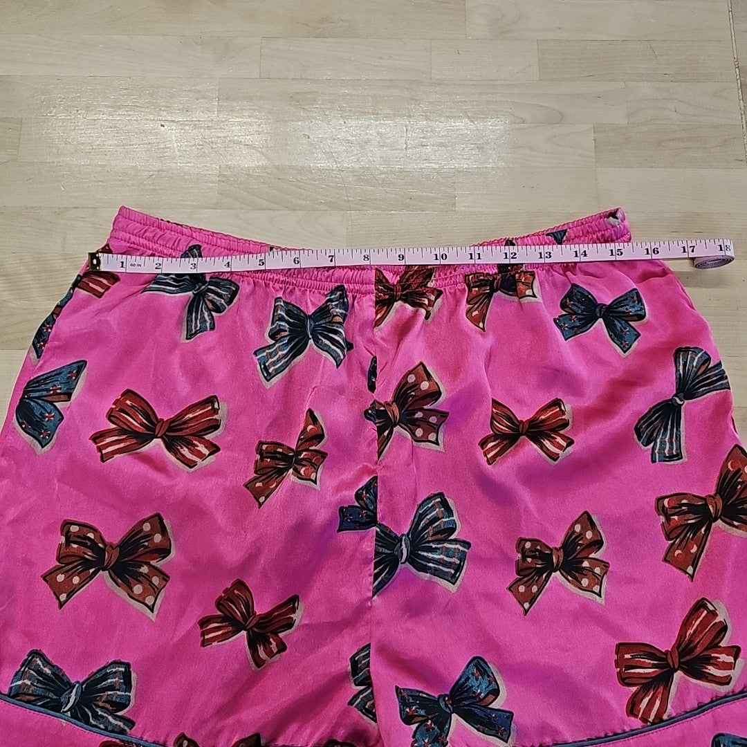 Their Nibs Size L Pink Satin 2 pc sets