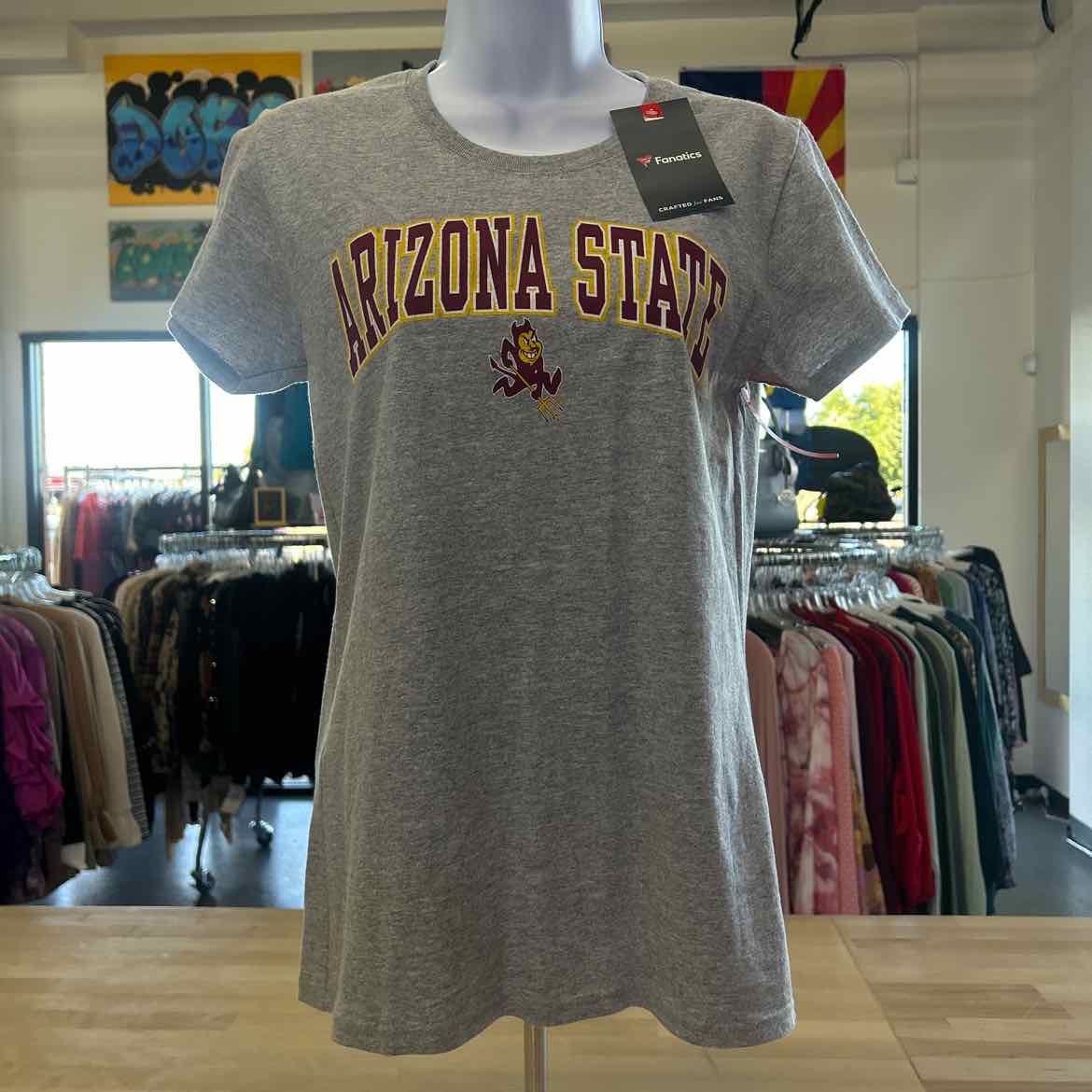 Fanatics Size S Gray Preloved T-shirt