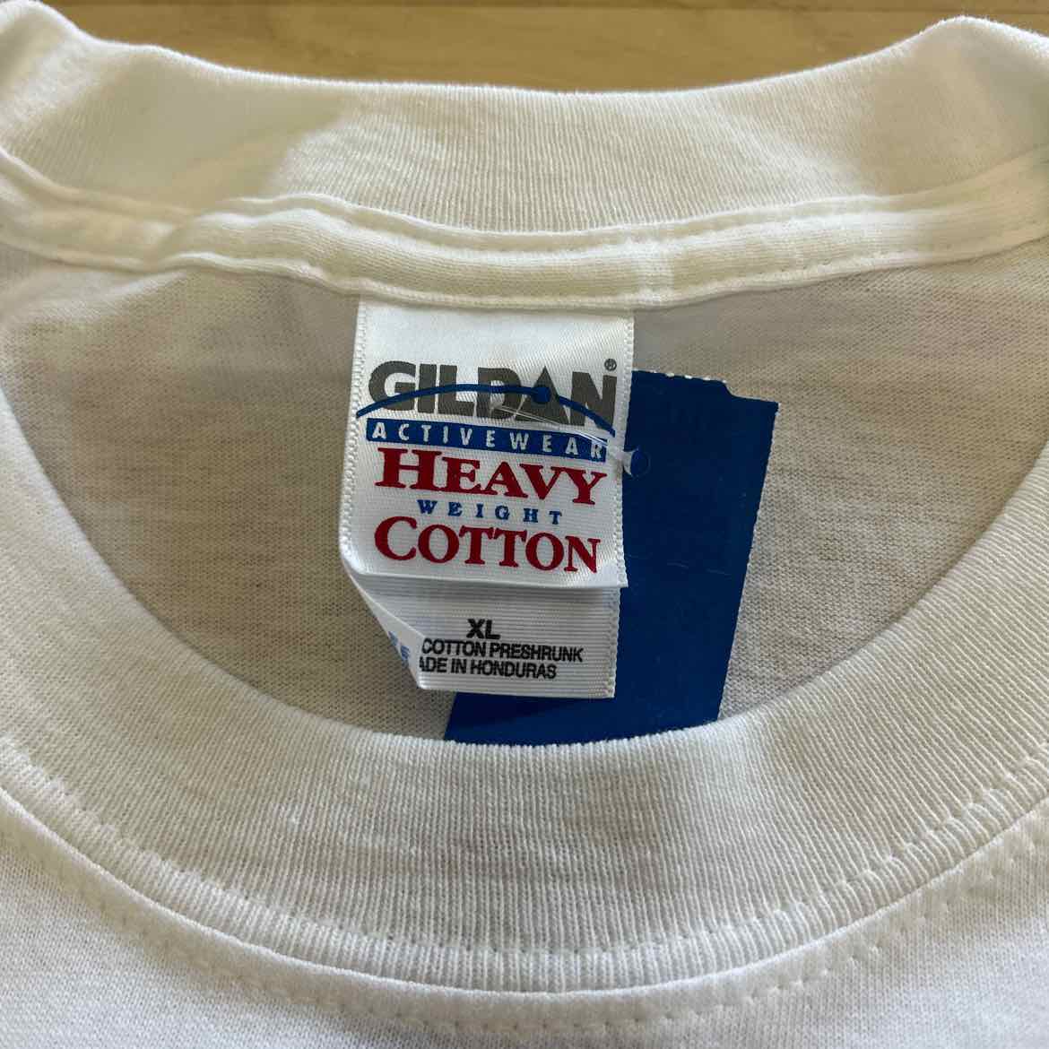 Gildan Size XL White Preloved MENS T-shirt