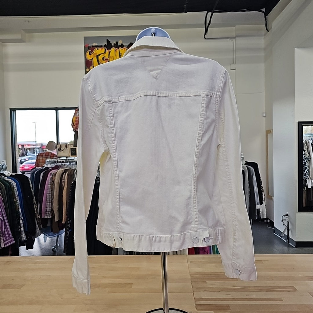 Tommy Hilfiger Size L White Jacket