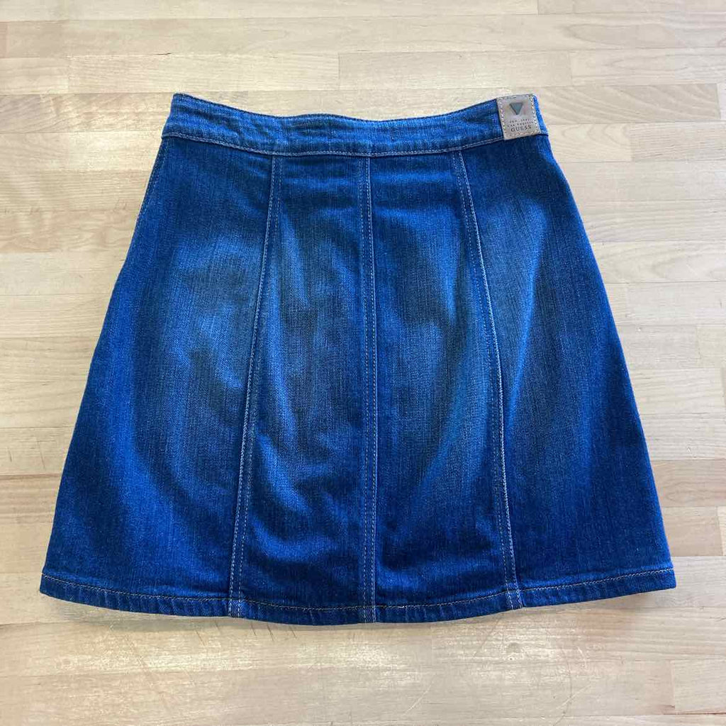 Guess Size 25 Blue Denim Preloved Skirt