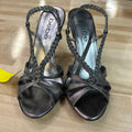 Bebe Size 7 Gray Preloved Heels