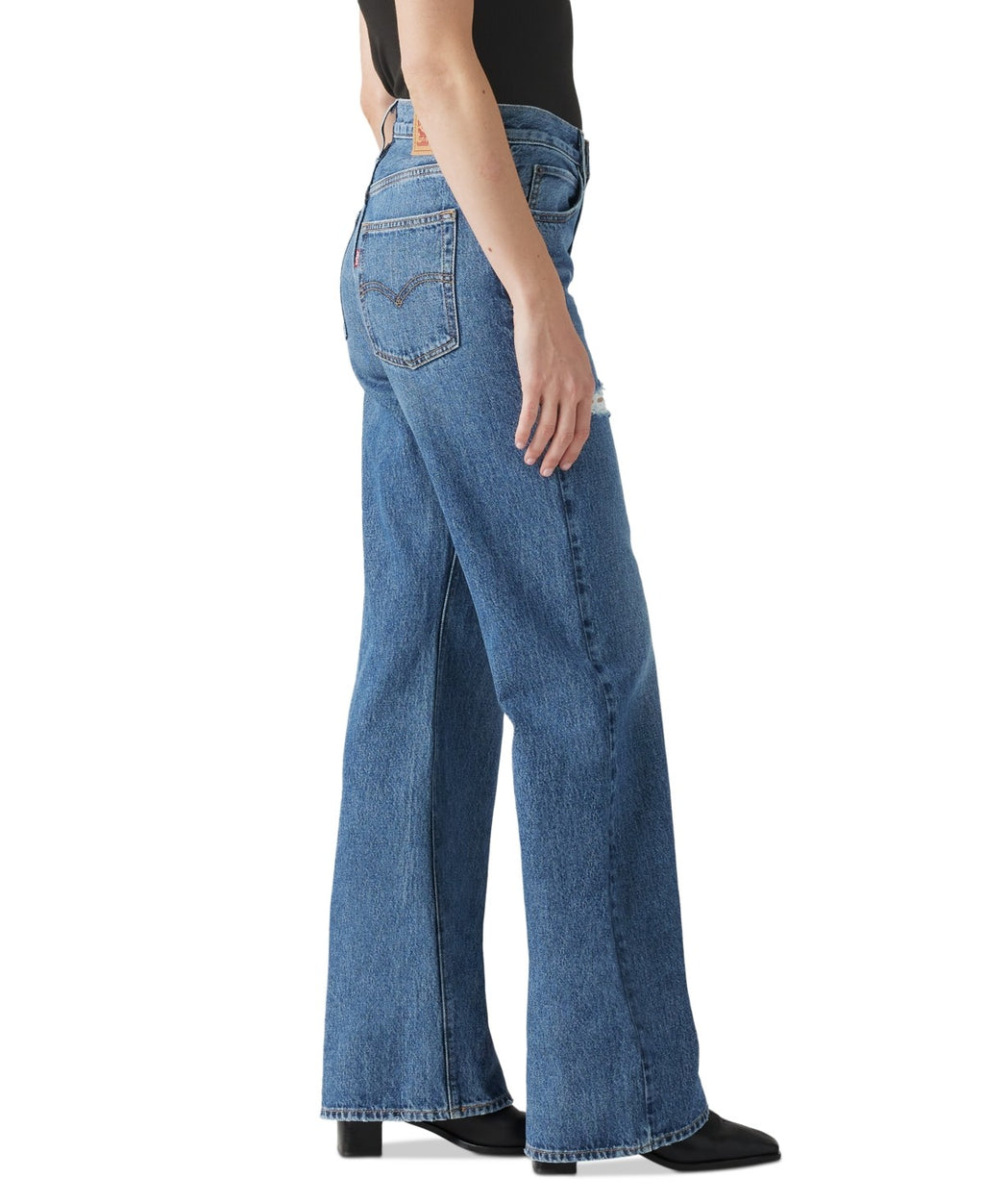 Levis Womens 94 Baggy Bootcut Jeans