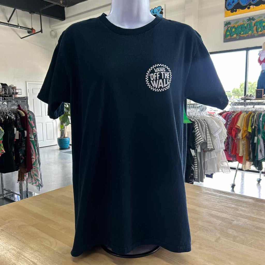 Vans Size M Navy Preloved T-Shirt SS