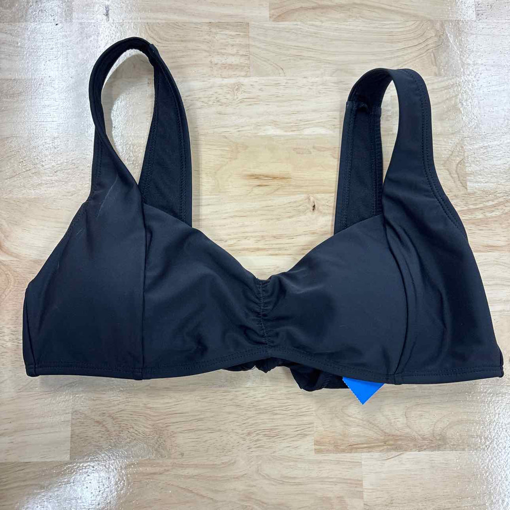 Salt + Cove Size XL Juniors' Center-Ruched V-Neck Bikini Top