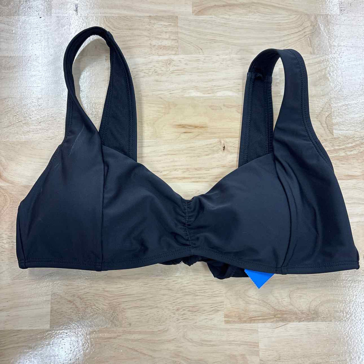 Salt + Cove Size XL Juniors' Center-Ruched V-Neck Bikini Top