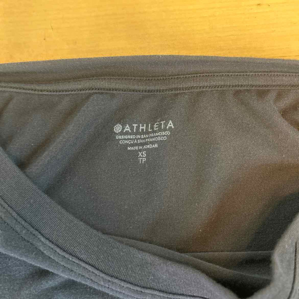 Athleta Size XS Black Preloved Athletic Tank