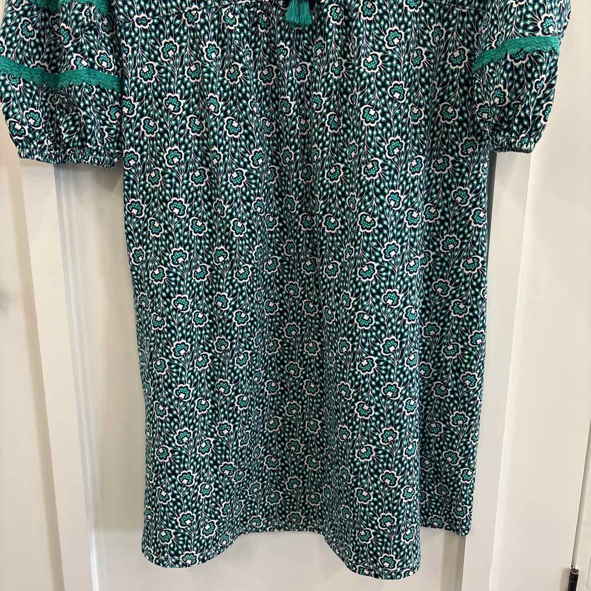 Boden Size 10 Blue & White Dress