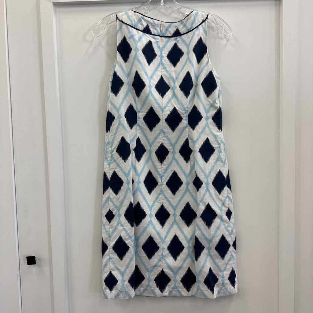 Talbots Size 4P Blue & White Preloved Dress