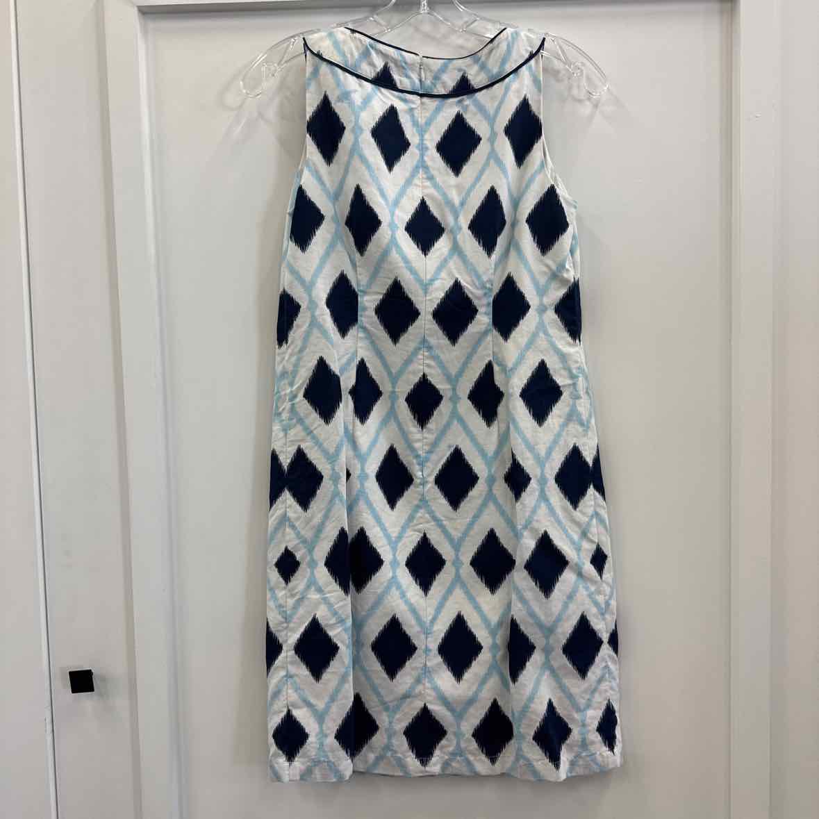 Talbots Size 4P Blue & White Preloved Dress