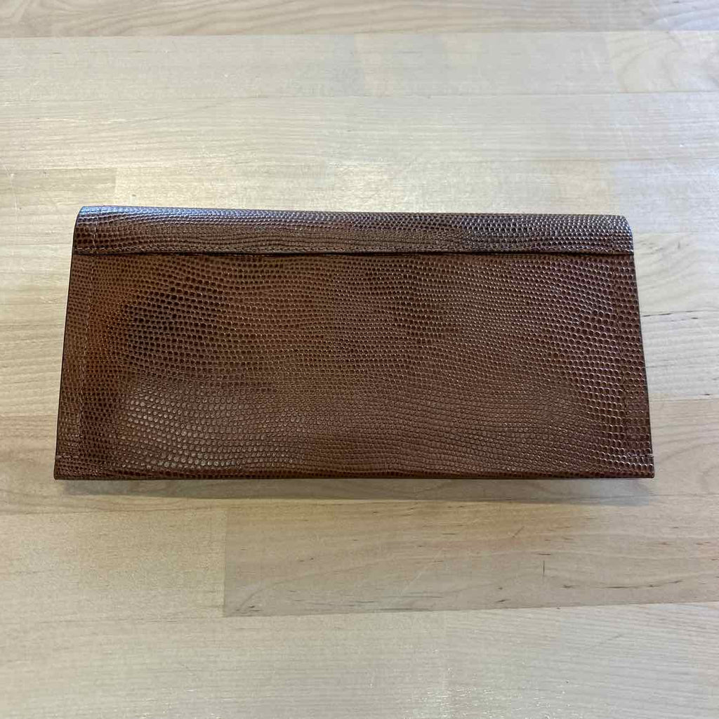 Radley London Oak Street Faux Lizard Flap Over Wallet - Saddle