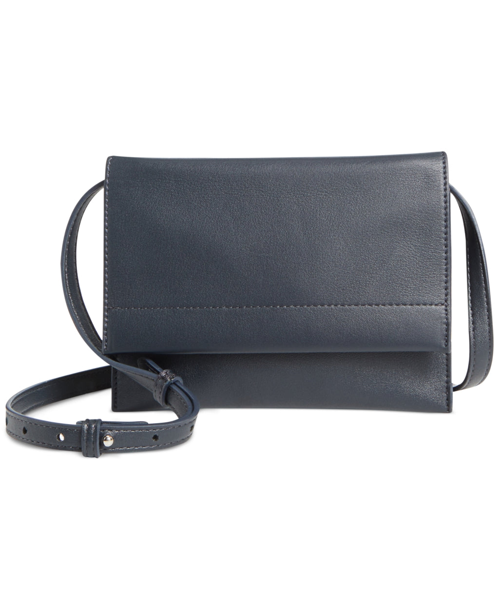 Giani Bernini Leather Softy Accordion Crossb Navy NO SIZE