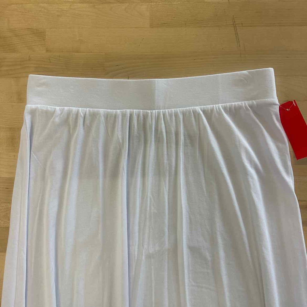 Lock & Love Size L White Preloved Skirt