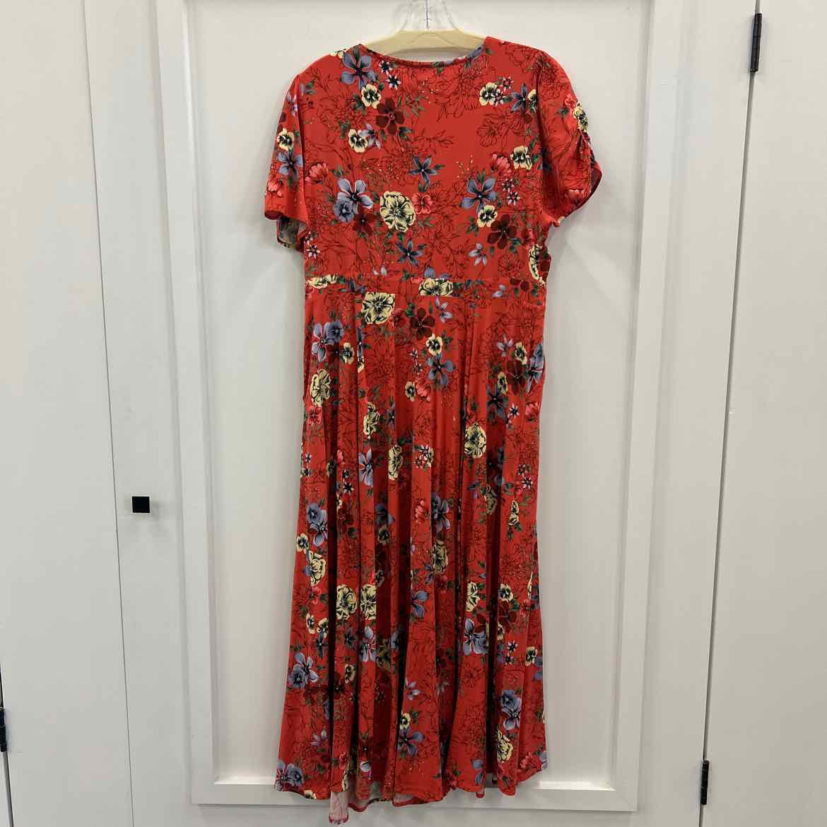 Torrid Size 0 Orange Preloved Dress