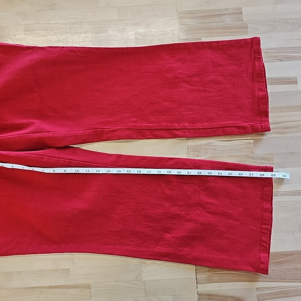 jeanology Size 20W Red Denim Preloved Jeans