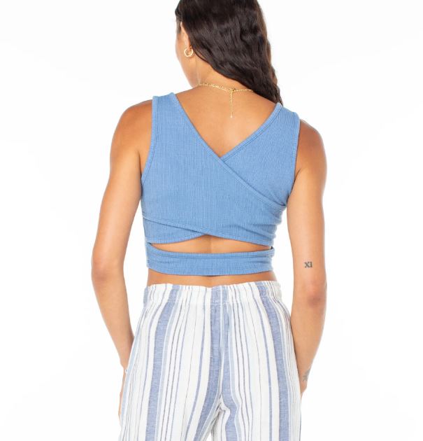 Roxy Size XXL Blue Tank