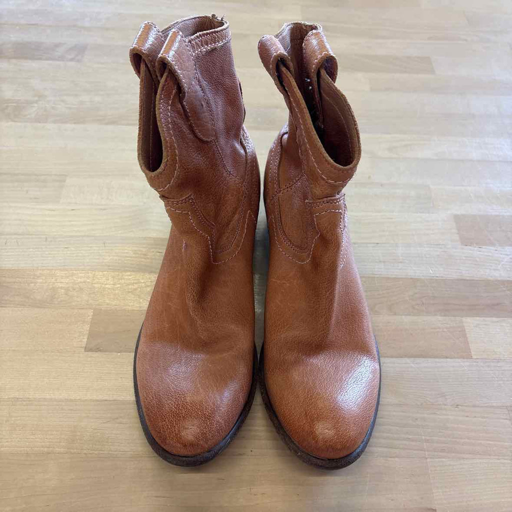 Frye Size 6 Brown Leather Preloved Cowboy Boots