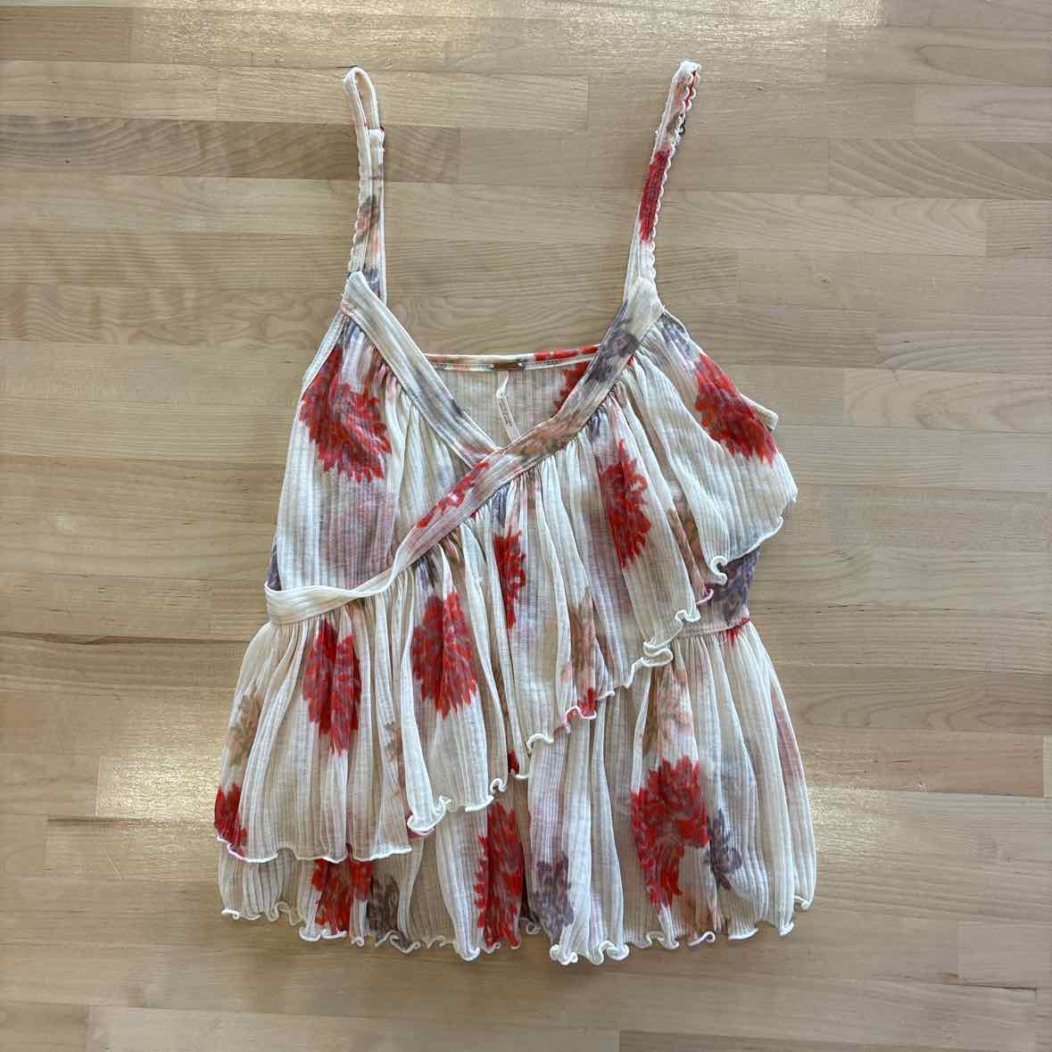 Free People Size S white/red Tank