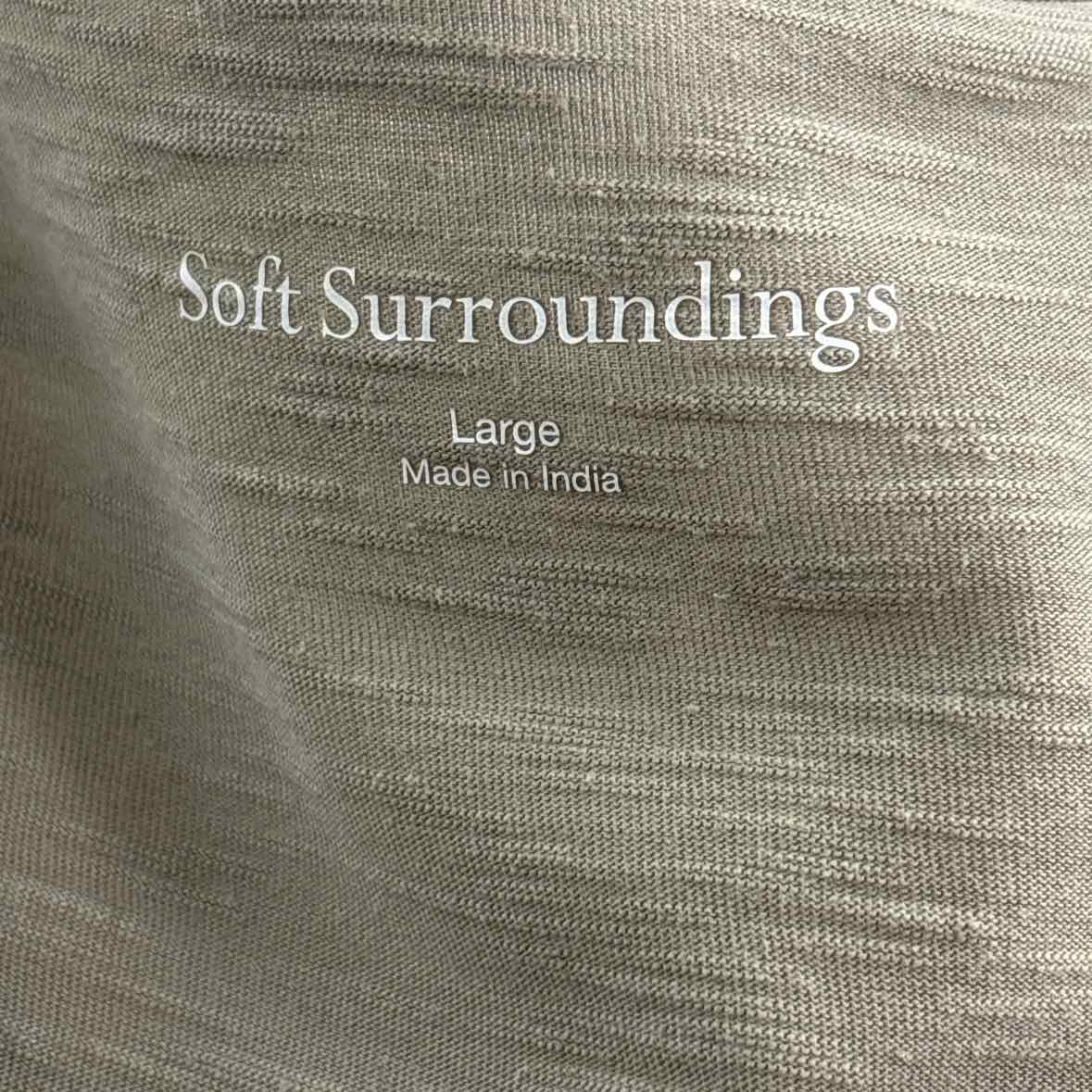 Soft Surroundings Size L Green Preloved Dress