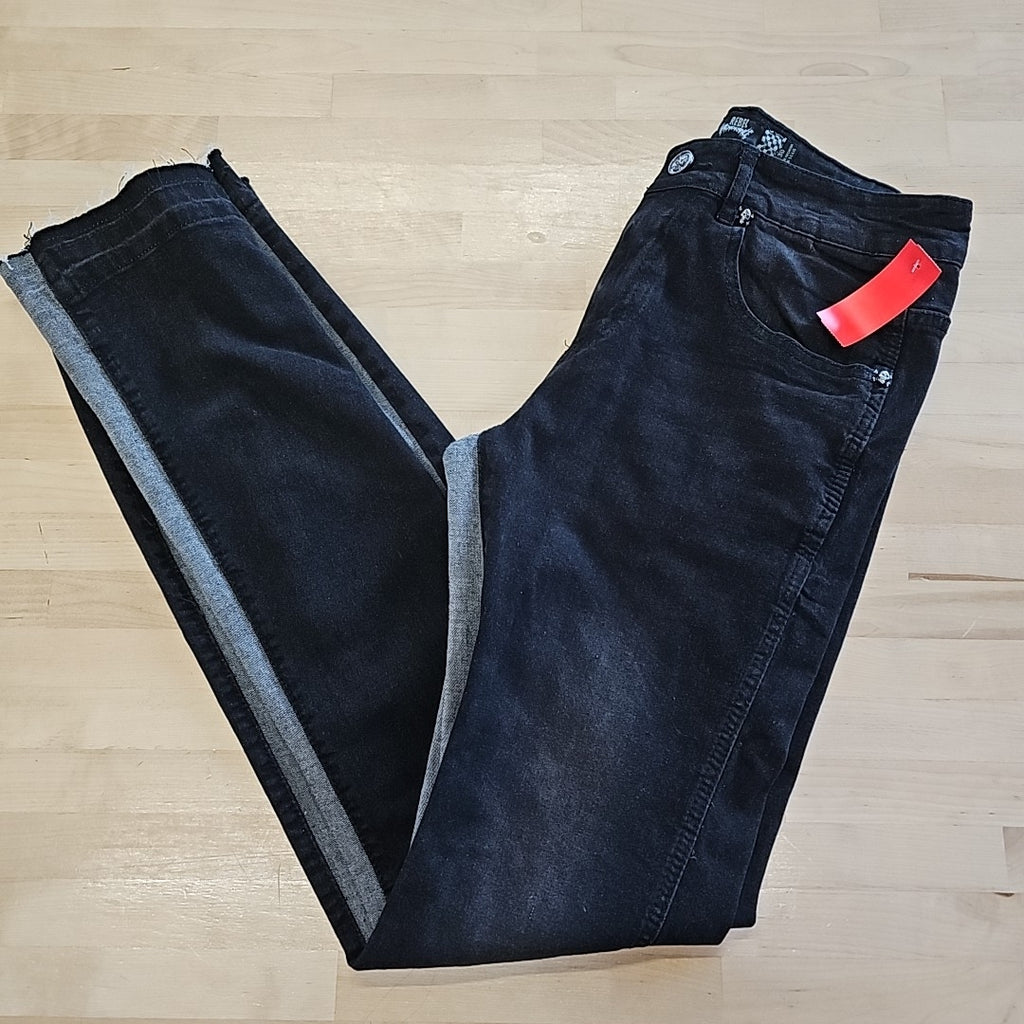 Rebel Vengence Size 30 Black MENS Jeans