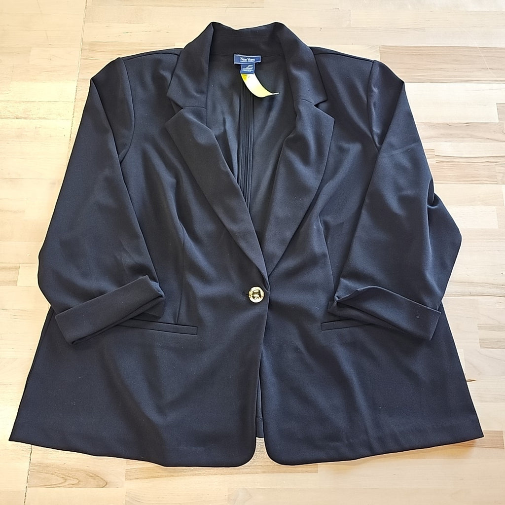 New York & Co. Size 2X Black Cardigan