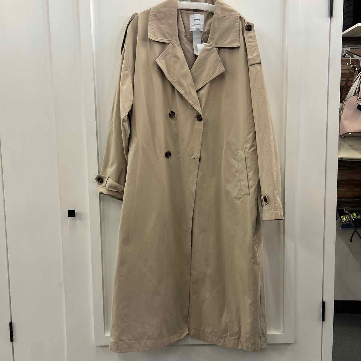 Cotton On Size XL Tan New Trenchcoat