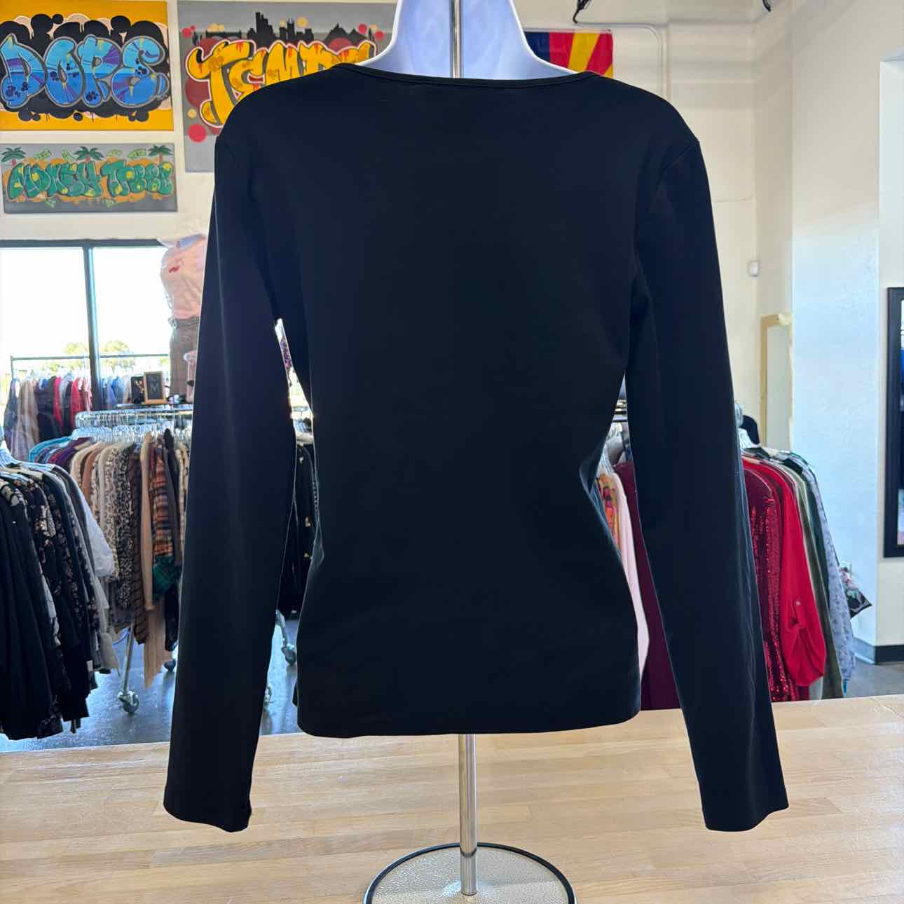 Banana Republic Size S Black Preloved Longsleeve