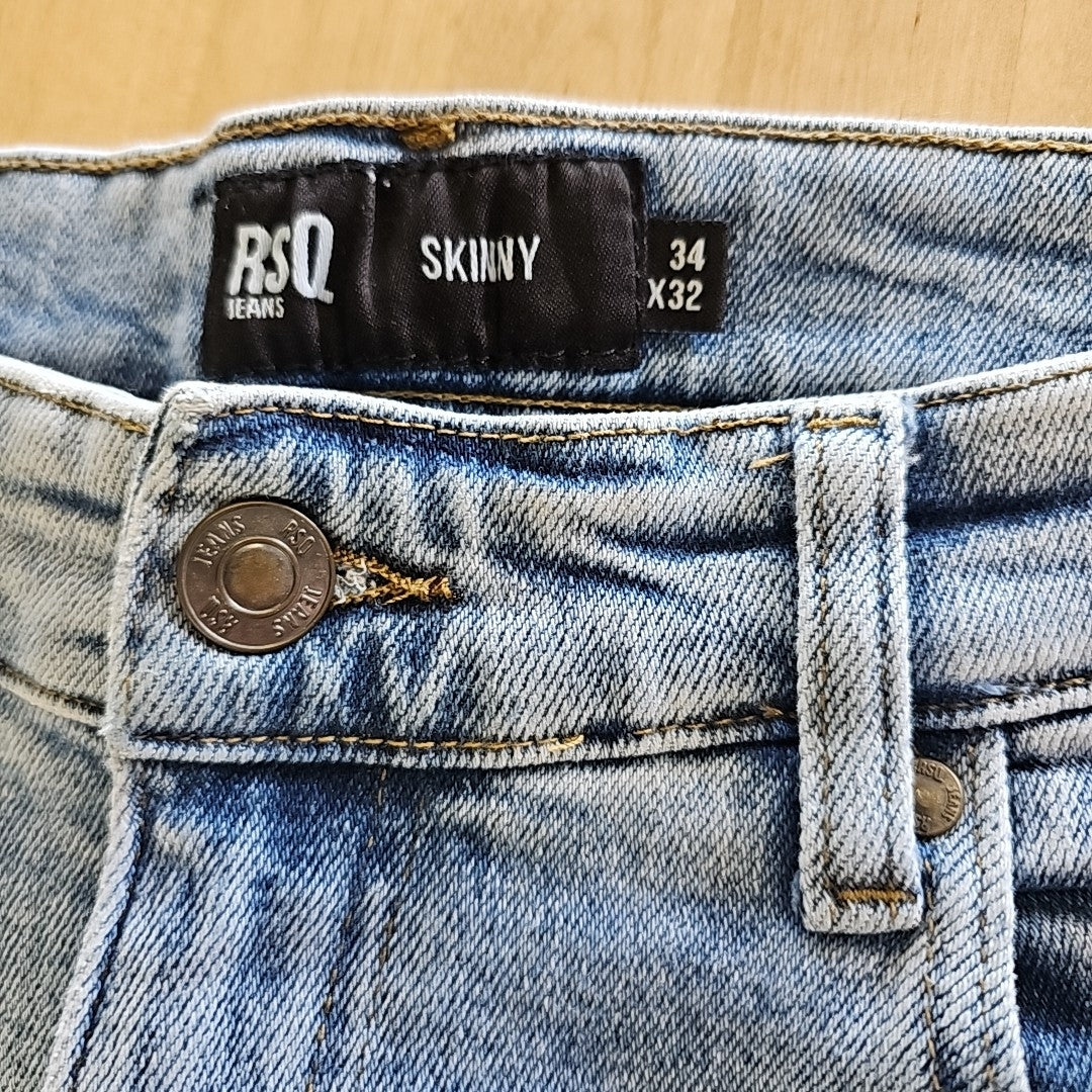 RSQ Size 34 dark blue MENS Jeans
