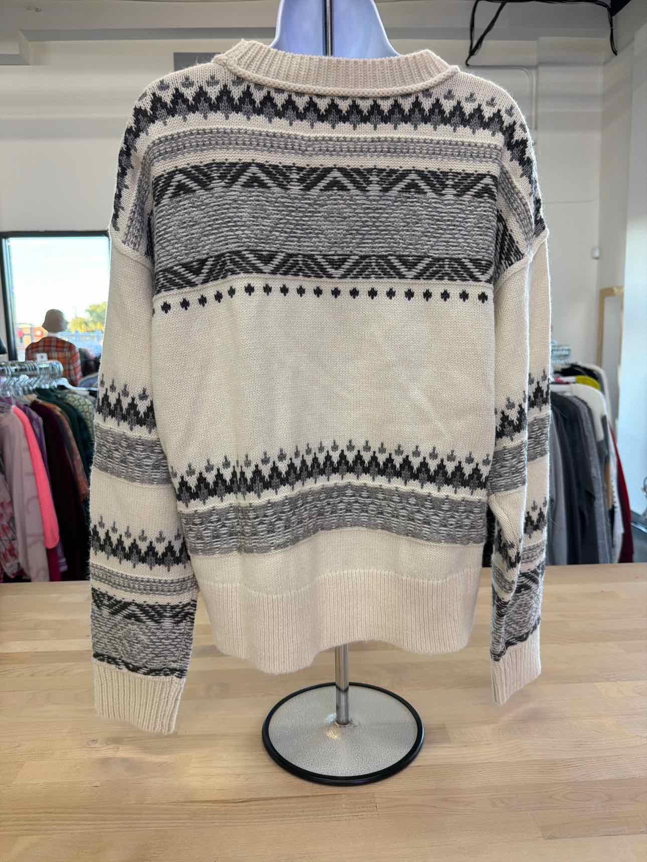 Lucky Brand Size S White Sweater