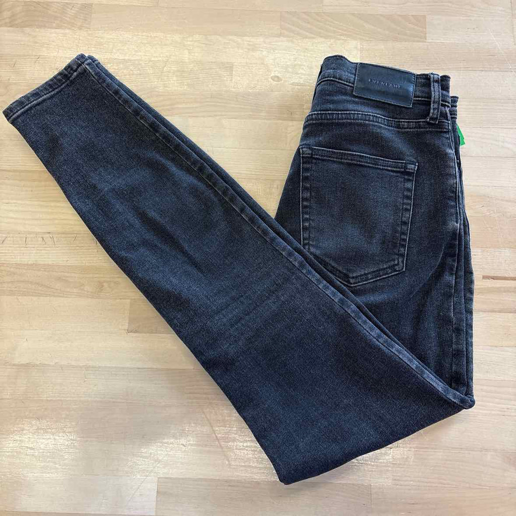 Everlane Size 26 Black Denim Preloved Jeans