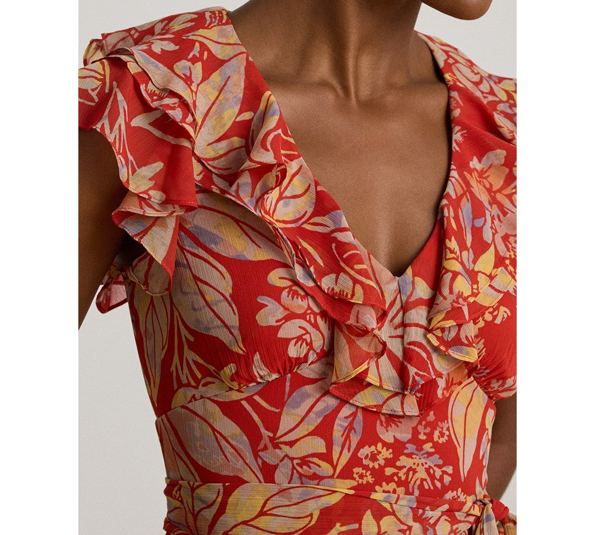 Ralph Lauren Size 8 Orange New Dress
