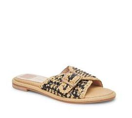 Dolce Vita Size 7.5 Alonzo Slip on Buckled Slide Sandals