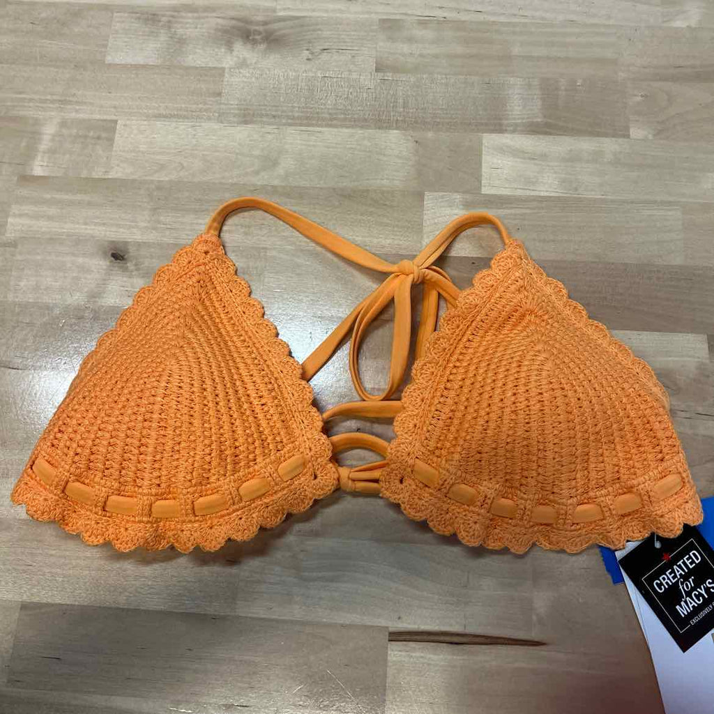 Salt + Cove Size S Crochet Halter Triangle Bikini