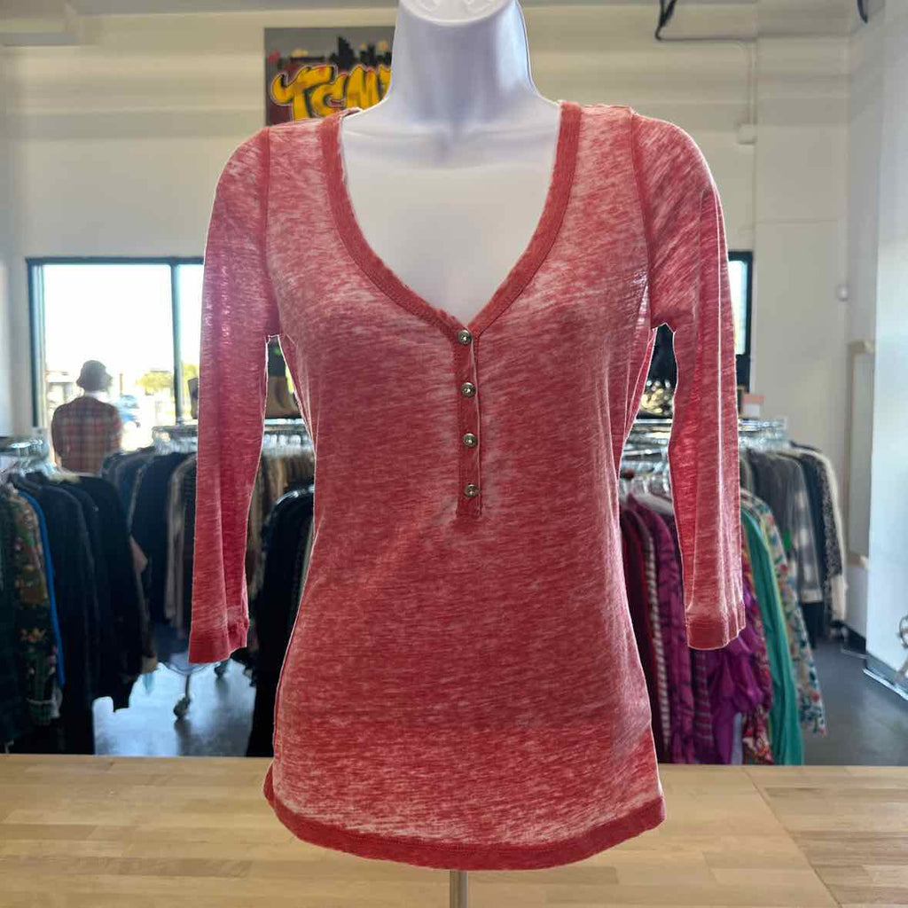 Guess Size XS Pink Long Sleeve