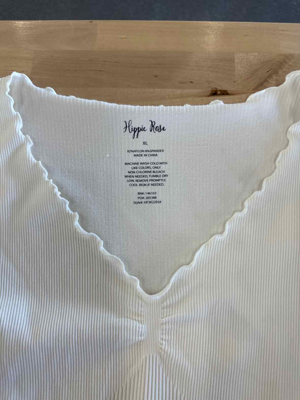 hippie rose Size XL White Long Sleeve