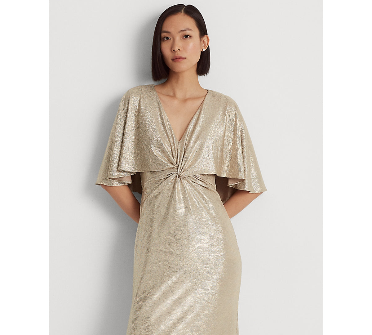 Ralph Lauren Size 8 Gold New Dress